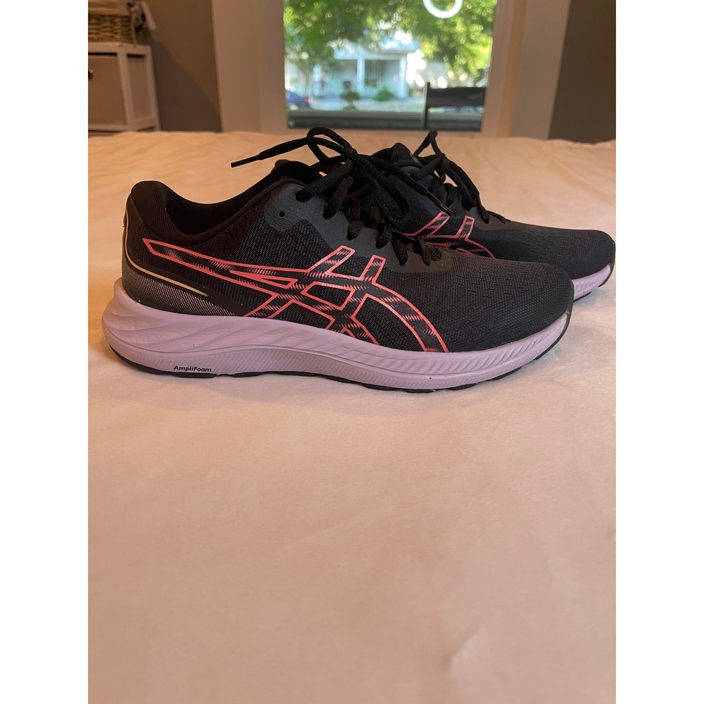 ASICS Gel-Excite 9 Womens Running Shoes Black Pink 1012B182 Size 10